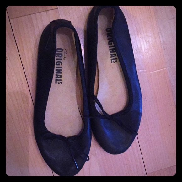 clarks originals ballet flats